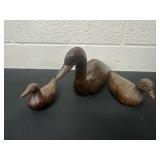 3 iron wood ducks