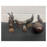 7 ironwood statues