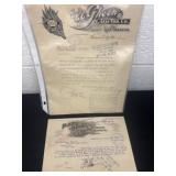 1909 antique land contract