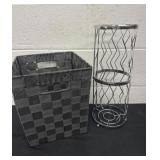 16ï¿½ toilet paper holder with basket
