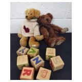 Vintage Boyds bears and blocks