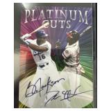 Platinum Cuts Bo Jackson Deion Sanders facsimile