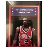 Michael Jordan 1984 USA Olympic rookie promo red