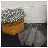 Longaberger basket 12ï¿½x13ï¿½ with insert