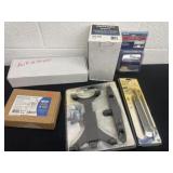 Group of new car parts