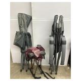 Group of Misc Camp Chairs