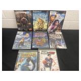 PlayStation 2 games, game cube games and ps3