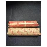 2 full rolls of copper Pennies