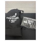 2 new I have everything I need aprons