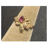 Size 6.5 black hills gold 10k vintage