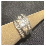 Size 9 3pc wedding band set