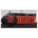 25ï¿½x11ï¿½ metal fortune miller sign
