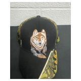 New wolf camo hat