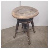 Vintage claw foot stool