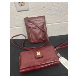 2 Maroon purses