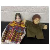 Vintage/ antique hand puppets