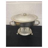 Vintage Hammered Aluminum Food Warmer 7ï¿½