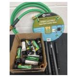 Hose with sprinklers heads