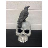 14ï¿½ light up skull with crow