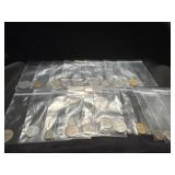 24 misc coins