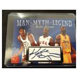 Kobe Bryant Man Myth Legend facsimile auto