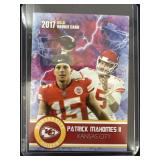 Patrick Mahomes 2017 Rookie Phenoms Gold rookie