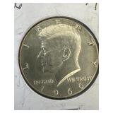 1966 40% Silver Half Dollar