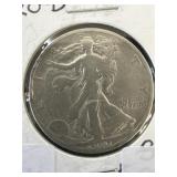 1920-D Silver Half Dollar