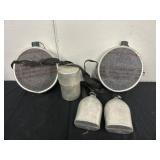 Group of Vintage Canteens