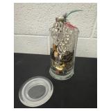 6.5ï¿½ jar of jewelry