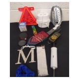 Lot of miscellaneous items including magnifying