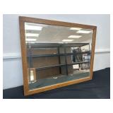 27x32.5in Wooden Framed Mirror
