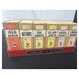 Vintage Libary of mini card games