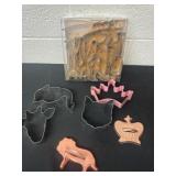 Group of cookie cutters