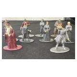 Vtg 10 Harry Potter Nano Die Cast Metal Figures