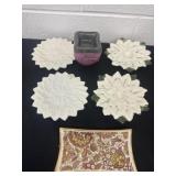 Group of vintage plates