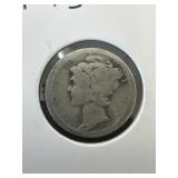 1917-S Mercury Dime
