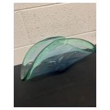 14ï¿½x7ï¿½ sea green glass bowl