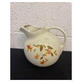 8ï¿½ Hall Autumn Leaf Vintage Pitcher