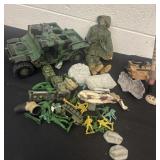 Group of GI joe toys