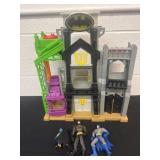 Bat house with action figures