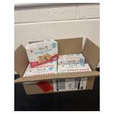 6 boxes of crispy treat birthday cake