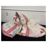 116ï¿½x106 quilt  has some damage