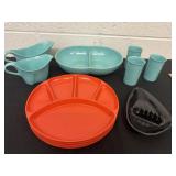 Vintage Japan plates with Melmac.