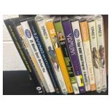 Group of workout DVDs