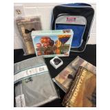Puzzles and bags and pillow covers