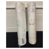 2 new Bathroom rug white and 17ï¿½x47ï¿½