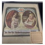 18ï¿½x18ï¿½ vintage 20 Mule Team Borax advertisement