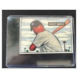 Mickey Mantle 1951 Bowman rookie reprint card