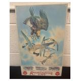 16.5ï¿½x10ï¿½ metal Remington sign.
